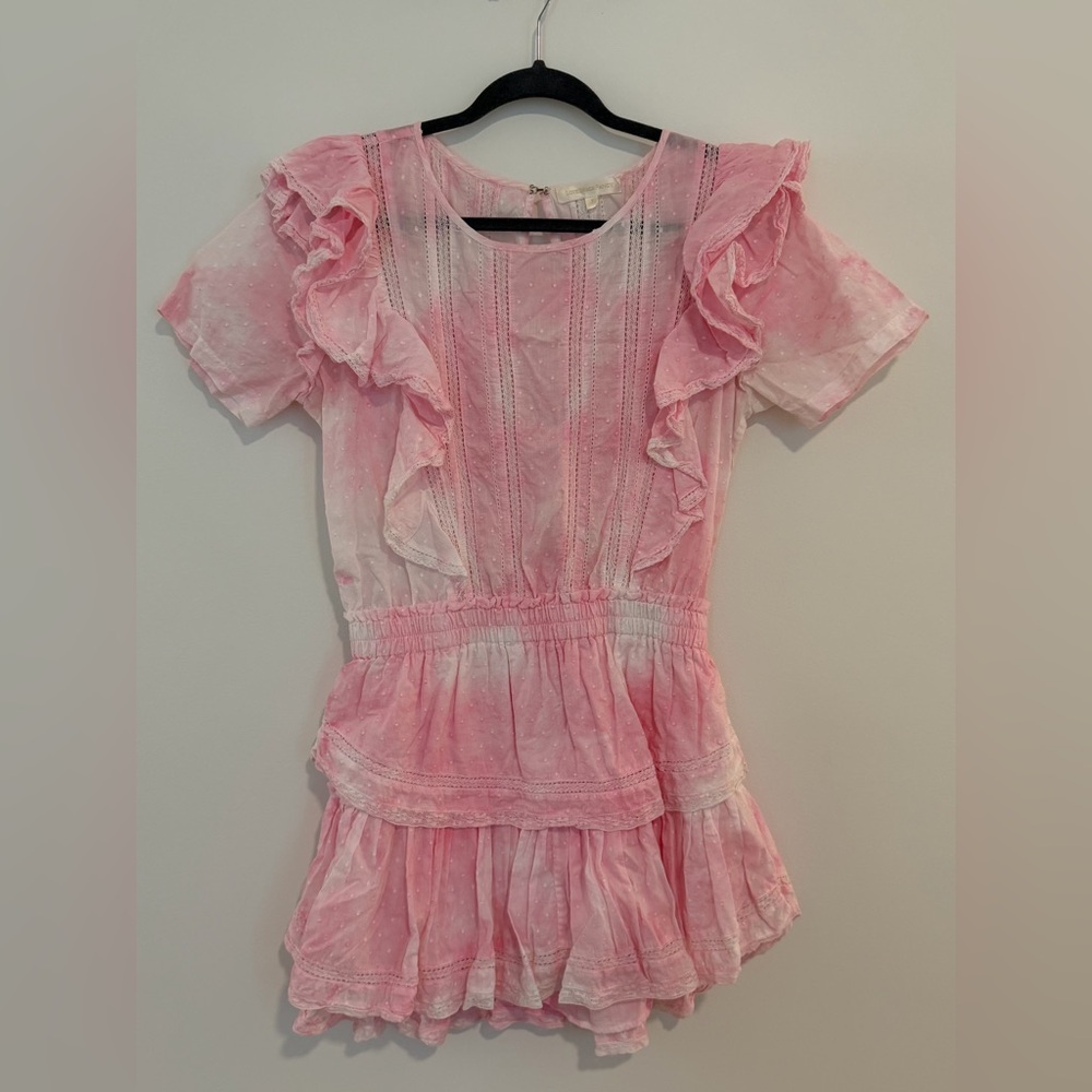 *LIKE NEW* LoveShackFancy Natasha Mini Dress - Pink - Picture 3 of 11